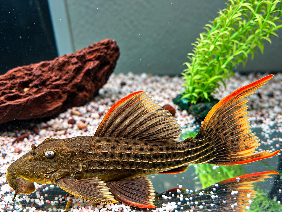 L24 Rotflossen Kaktuswels Pseudacanthicus pitanga 22-24 cm
