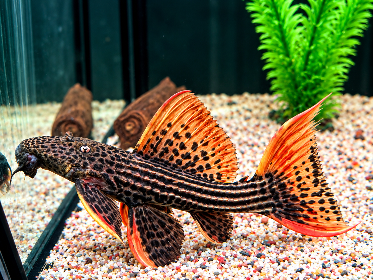 L25 7 Pointer Sao Felix Rotflossen Kaktuswels Pseudoacanthicus pirarara 22-25 cm