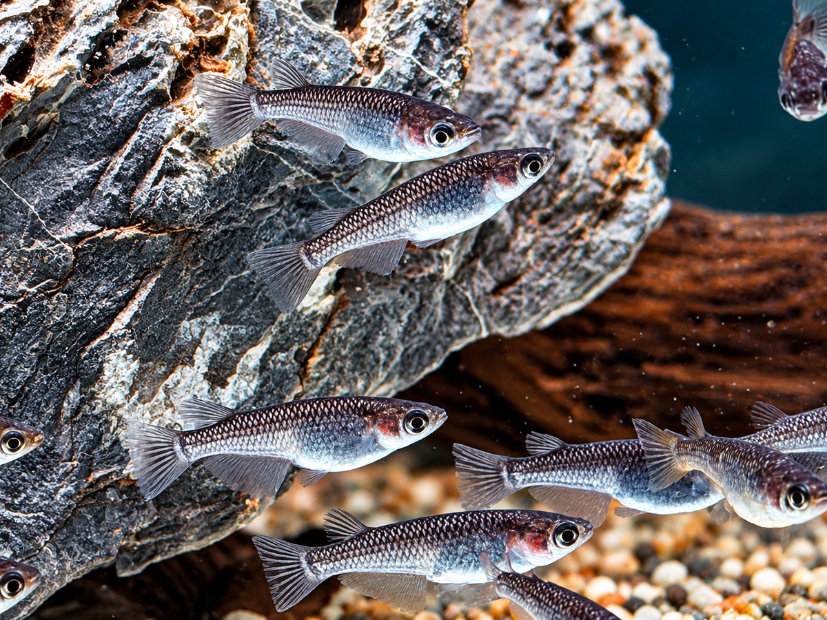 Medaka Reisfisch Black Oryzias latipes