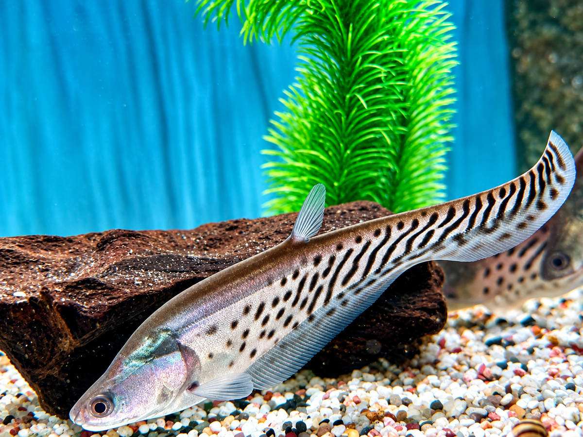 Zebra Messerfisch Chitala blanci 25-30 cm