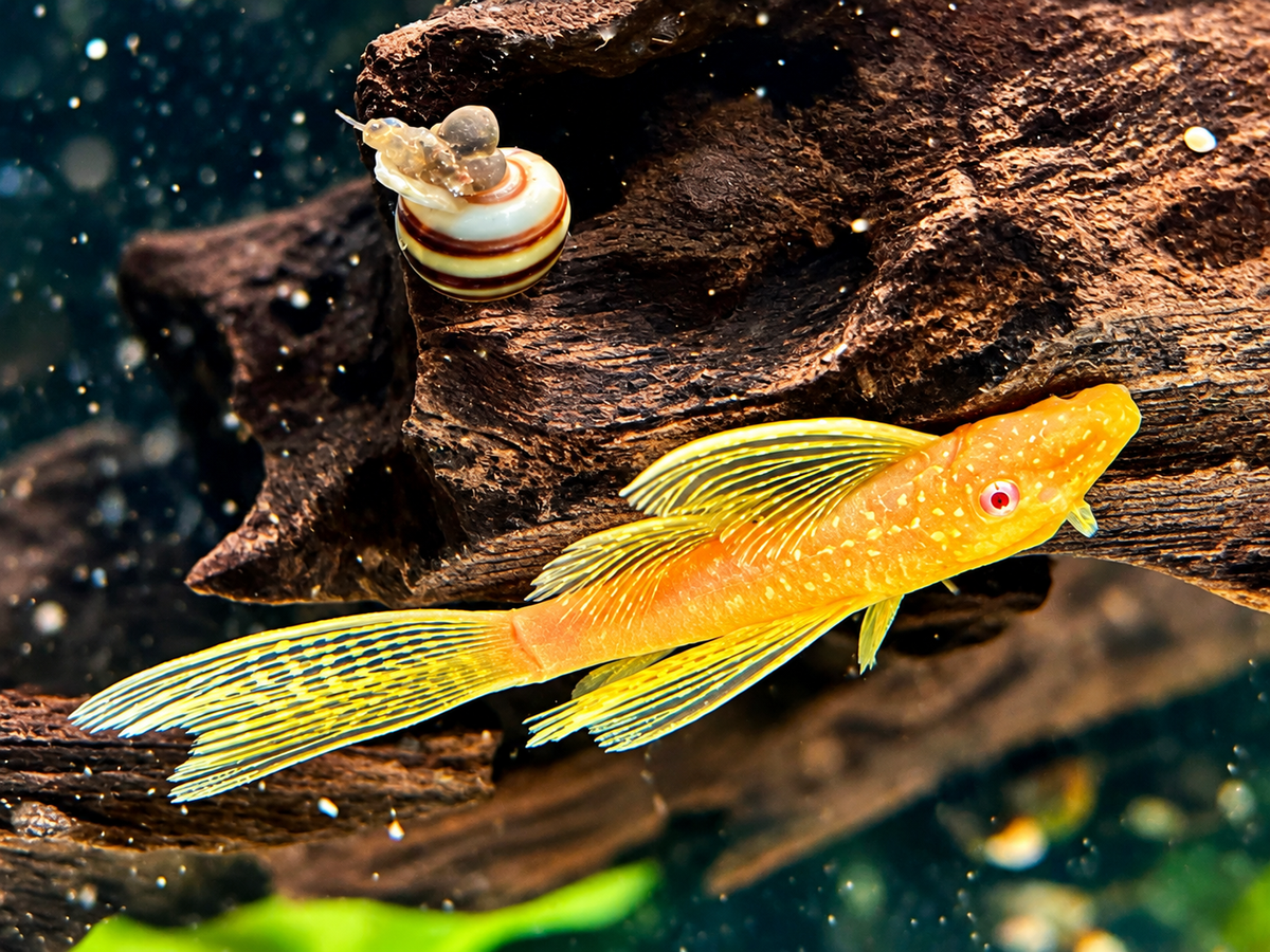 Albino Antennenwels Schleier Ancistrus spec Long Fin