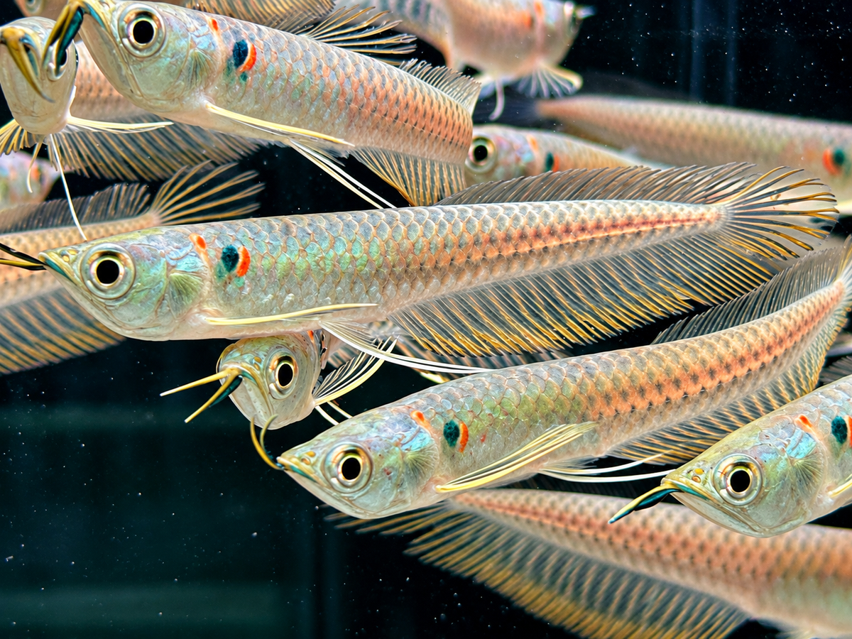 Arowana Silbergabelbart Osteoglossum bicirrhosum 14-16 cm