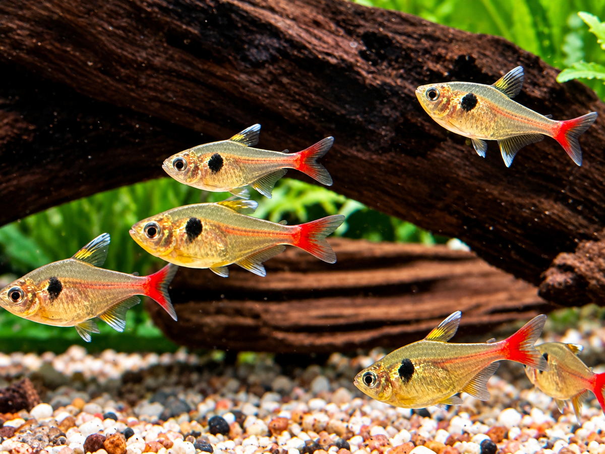 Gelber Phantomsalmler Hyphessobrycon roseus