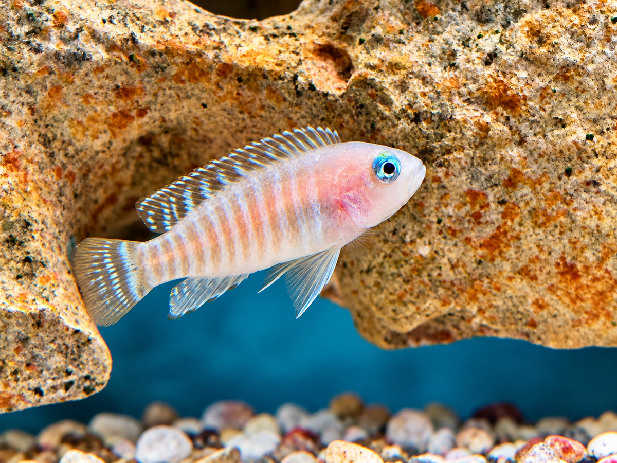 Gestreifter Schneckenbuntbarsch Neolamprologus multifsciatus