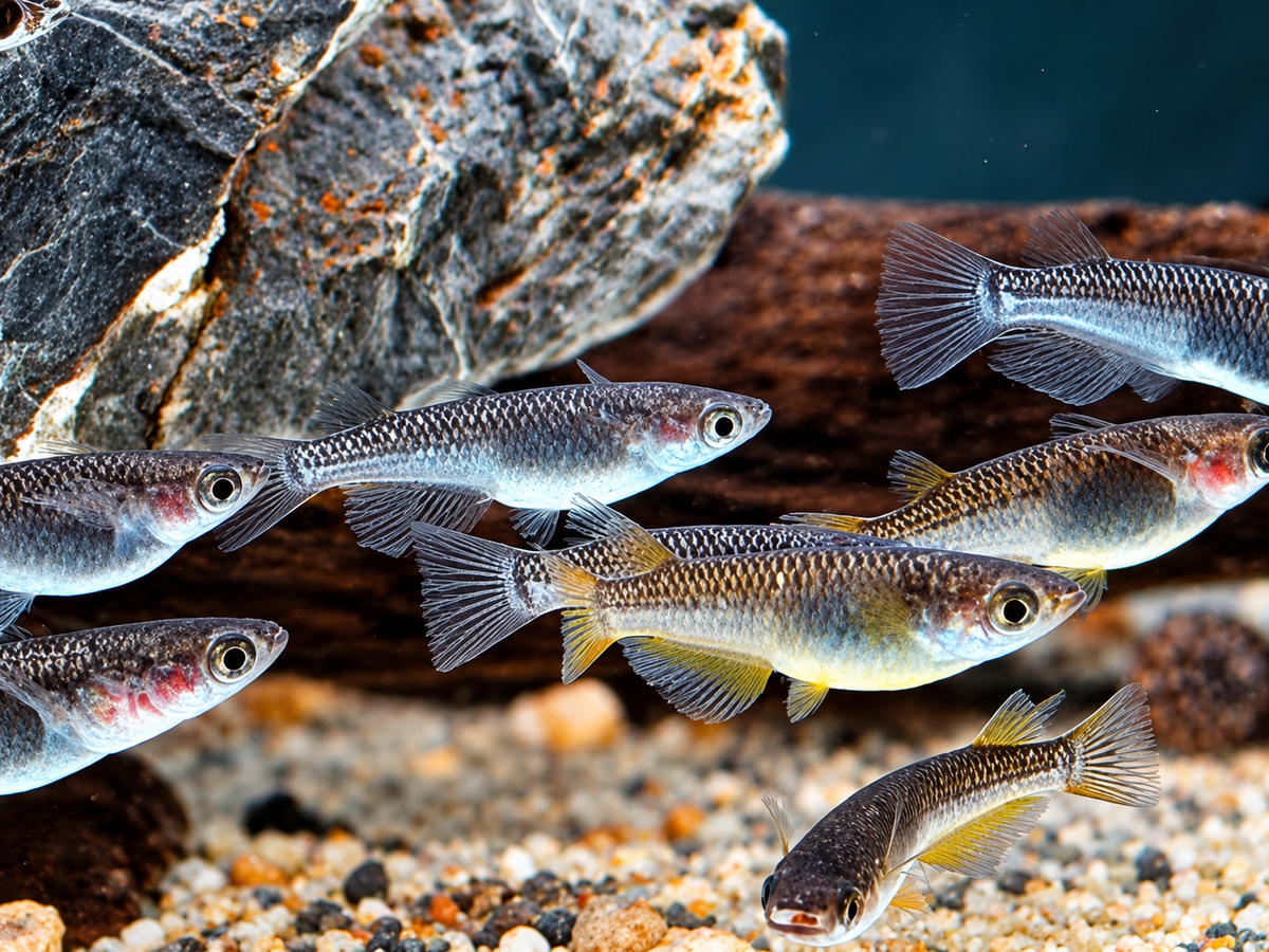 Medaka Reisfisch Black Oryzias latipes