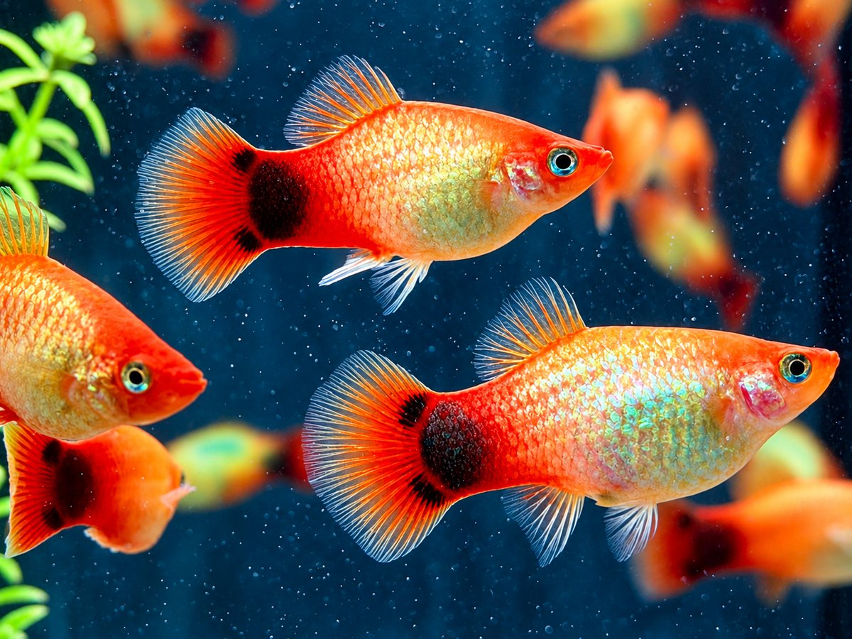 Mickey Mouse Platy Orange Xiphophorus maculatus 3,5-4 cm
