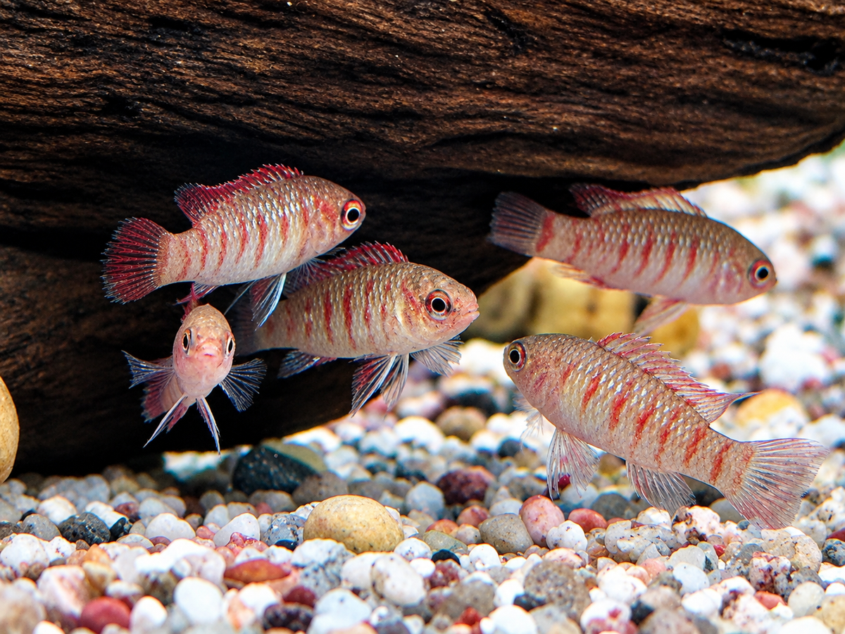 Scharlachroter Zwergblaubarsch Dario dario – Scarlet Badis