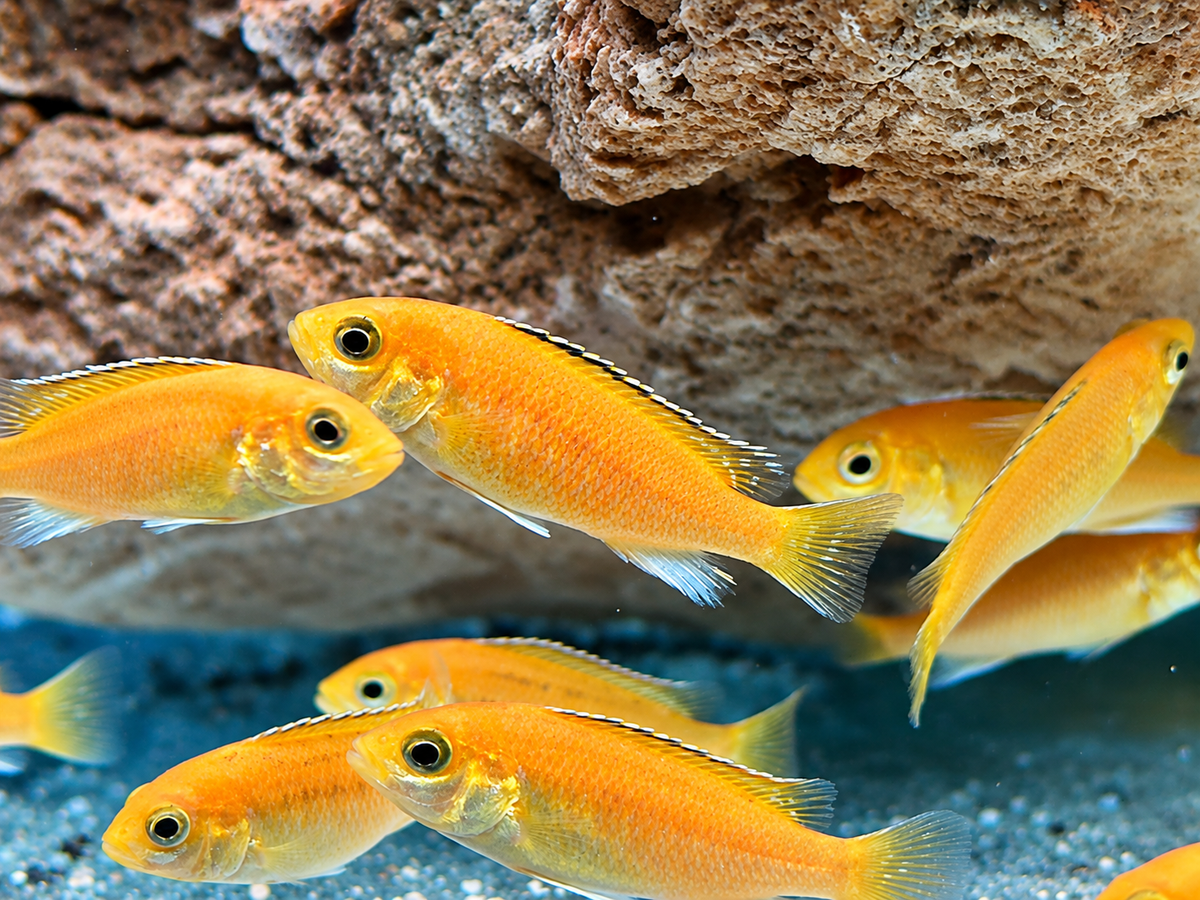 Yellow Gelber Malawibuntbarsch Labidochromis caeruleus ca. 4-6 cm